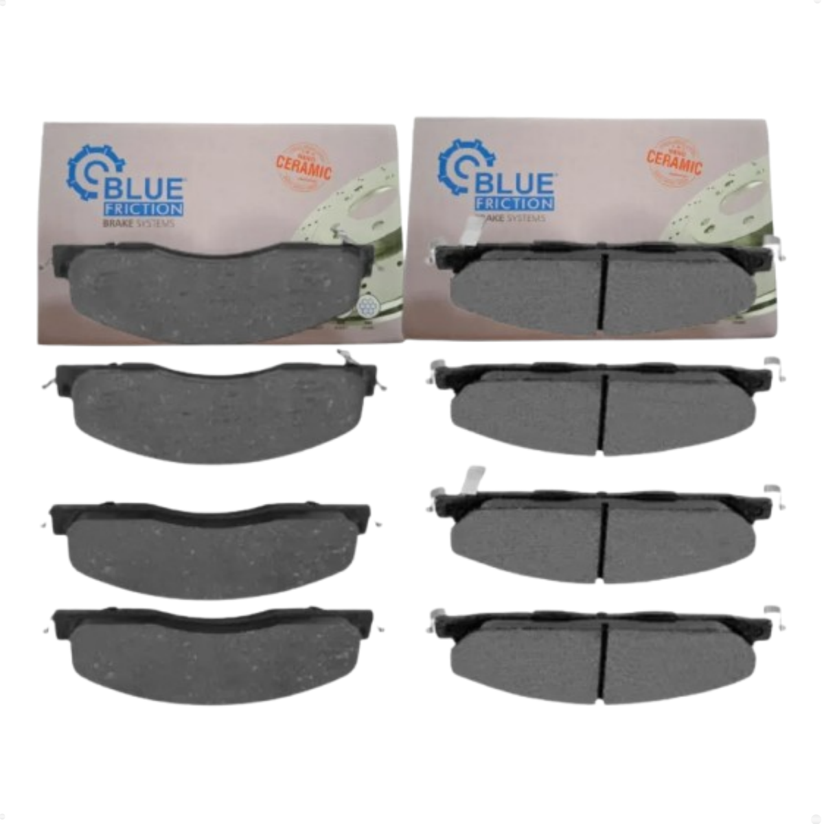 Pastilha Freio Chrysler Dodge Ram 2500 A Partir De 01/2009 Traseira Blue Friction Bf6804-95